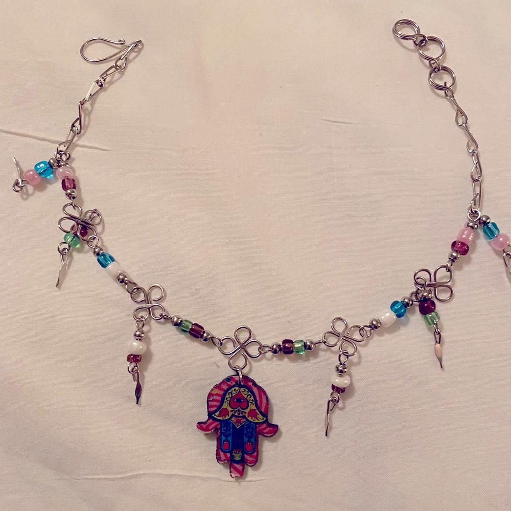 Jewelry Hamsa hand ankle bracelet